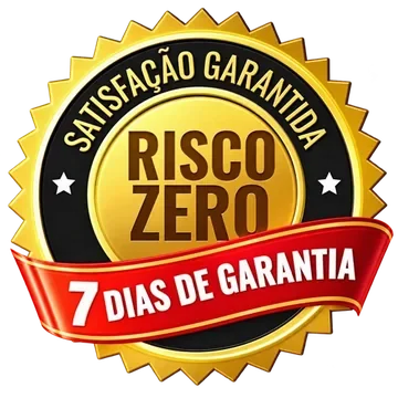 Satisfação garantida — risco zero — 7 dias de garantia
